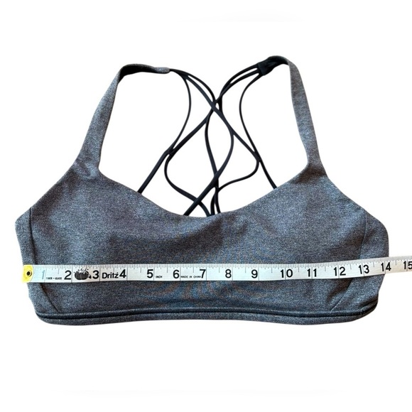 Lululemon Athletica, Free To Be Zen Bra, Gray & Black, Size 8 🏃♀️➡️ - Picture 5 of 9